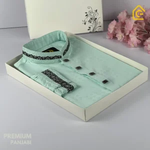 Premium Cuff Hata Panjabi Light Pest Color