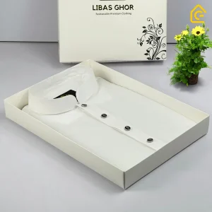 Whhite premium Panjabi–100% Cotton