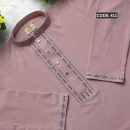 অরিজিনাল চায়না জাফরান স্টিচ পাঞ্জাবী..! - Light Pink