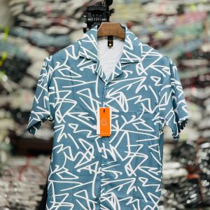 Premium Zafran Fabric Casual Summer Shirt